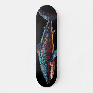 GW Shark - Aboriginal Style - Skateboard Deck
