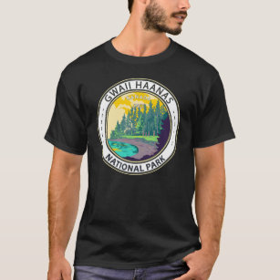 Gwaii Haanas National Park Canada Vintage Badge T-Shirt