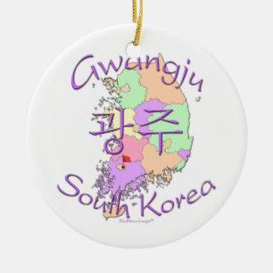 Gwangju South Korea Ceramic Tree Decoration