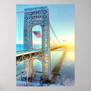 GWB connecting Fort Lee NJ and Manhattan NYPlus Poster