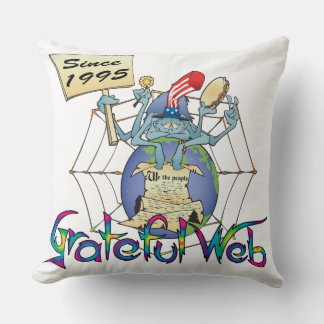 Gweb Spy Dye Throw Pillow