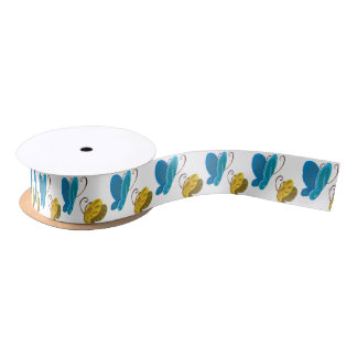 Gwenhwyer's Butterflies Ribbon Satin Ribbon