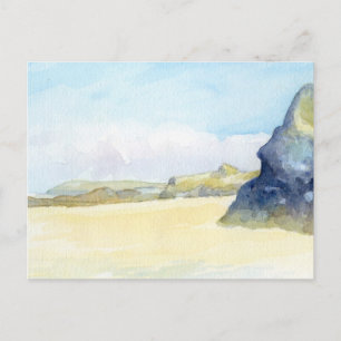Gwithian beach - Cornwall Postcard
