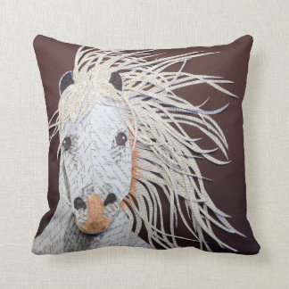 Gwnndelyn, Welsh Pony Collage Pillow