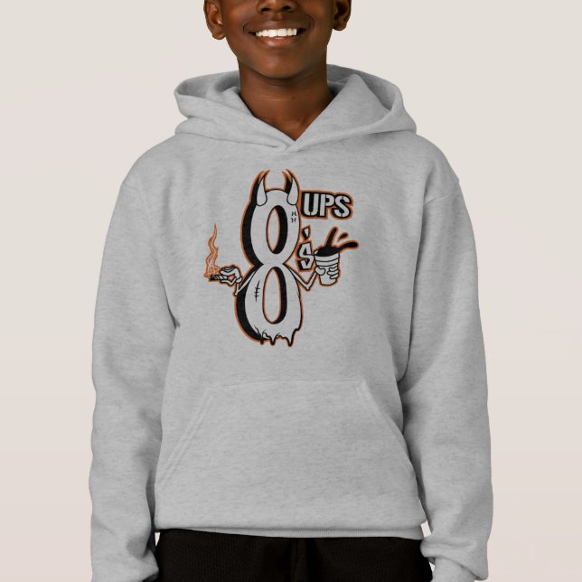 Gwosts 8's UPS Kid's Hoodie (Front)