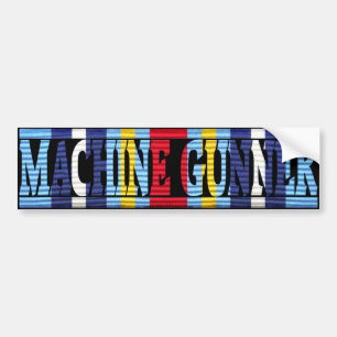 GWOTEM Veteran Machine Gunner Bumper Sticker