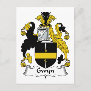 Gwyn Family Crest Postcard