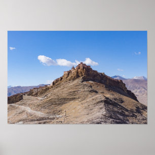 Gyantse Dzong fortress - Tibet Poster