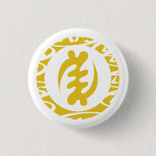 Gye Nyame 3 Cm Round Badge