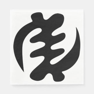 Gye Nyame | God is Supreme Adinkra Symbol Napkin