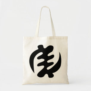 Gye Nyame God is Supreme Adinkra Symbol Tote Bag