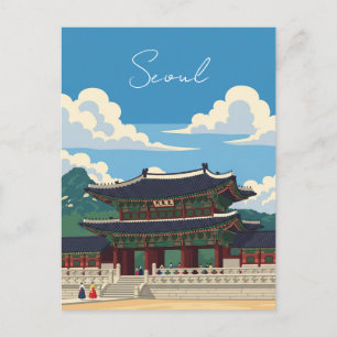 Gyeongbokgung in Seoul South Korea Postcard