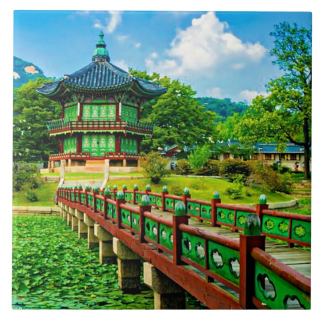 Gyeongbokgung Palace Ceramic Tile (Front)