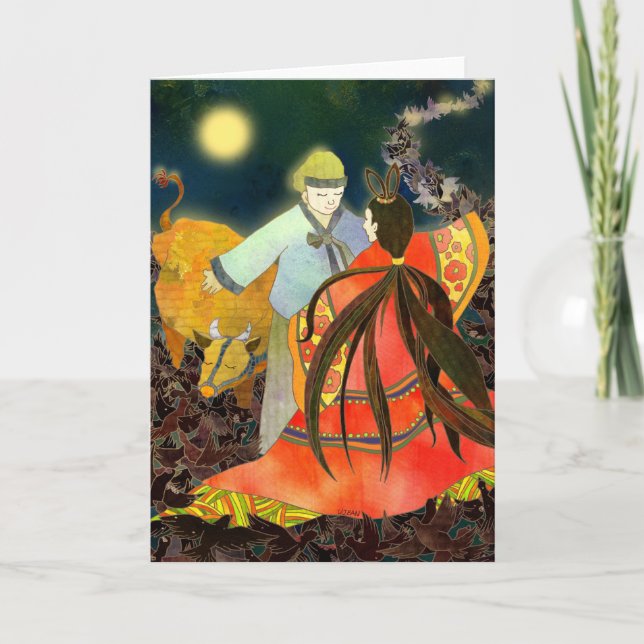 Gyeonwu & Jiknyeo: The Story of Chilseok in Korea Card (Front)