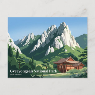 Gyeryongsan National Park South Korea Postcard