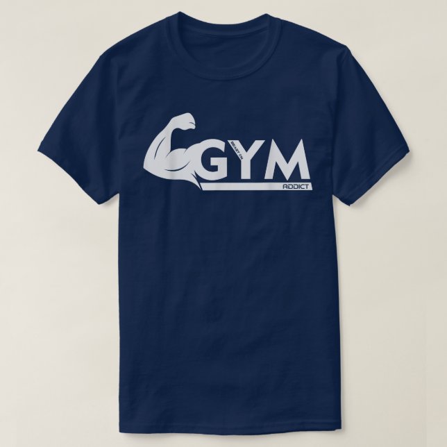 Gym Additt Beast On Gym Motivation Fitness Sayings T-Shirt (Design Front)