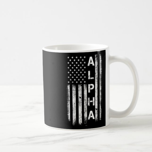 Gym Alpha-flag Workout Bodybuilding Fitness Cool G Coffee Mug (Right)