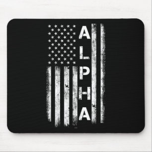 Gym Alpha-flag Workout Bodybuilding Fitness Cool G Mouse Pad