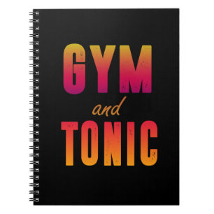 Gym and tonic notebook