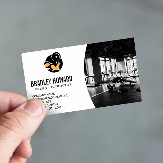 Gym Background | Training Logo Business Card (Creator Uploaded)