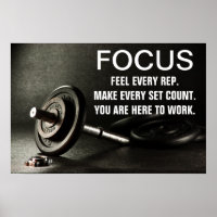 Gym Barbell Workout Motivation Quote