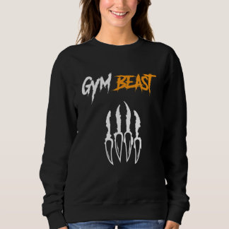 Gym Beast Bodybuilding Powerlifting Weight Lifting Sweatshirt