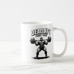 Gym Beast Bodybuilding Workout Motivation Tee Weig Coffee Mug