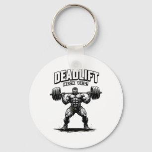 Gym Beast Bodybuilding Workout Motivation Tee Weig Key Ring