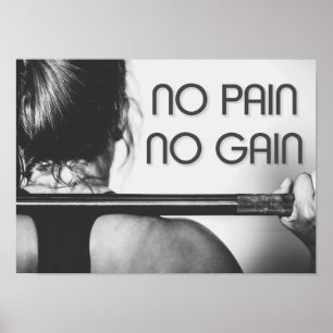 Gym Bodybuilding Fitness Motivational Poster
