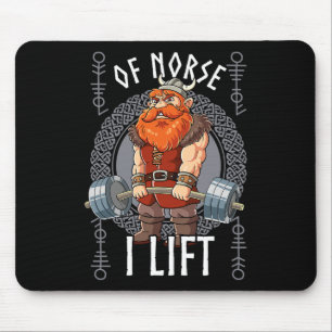 Gym Bodybuilding Training Of Norse I Lift Viking  Mouse Pad