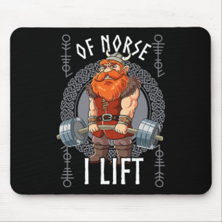 Gym Bodybuilding Training Of Norse I Lift Viking  Mouse Pad
