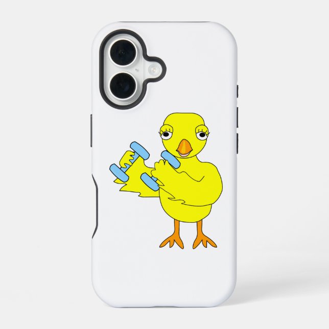 Gym Chick iPhone 16 Case (Back)