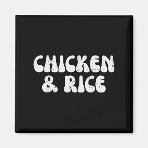 Gym Chicken And Rice Funny Workout Diet Fitness Me Magnet