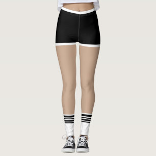 Gym Class Black Shorts With Socks Leggings