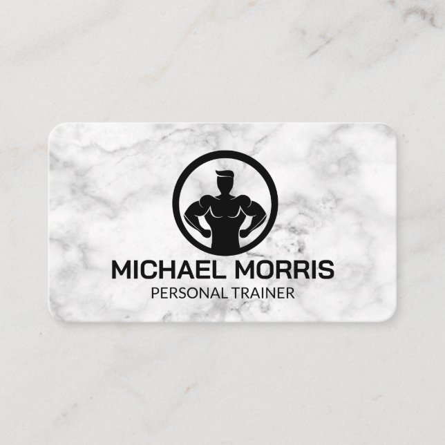 Gym Coach Personal Trainer  Calling Card (Front)