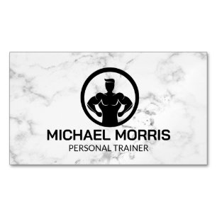Gym Coach Personal Trainer  Magnetic Business Card