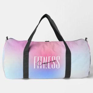 Gym Companion Soft Pink Modern Colorful Gym Bag