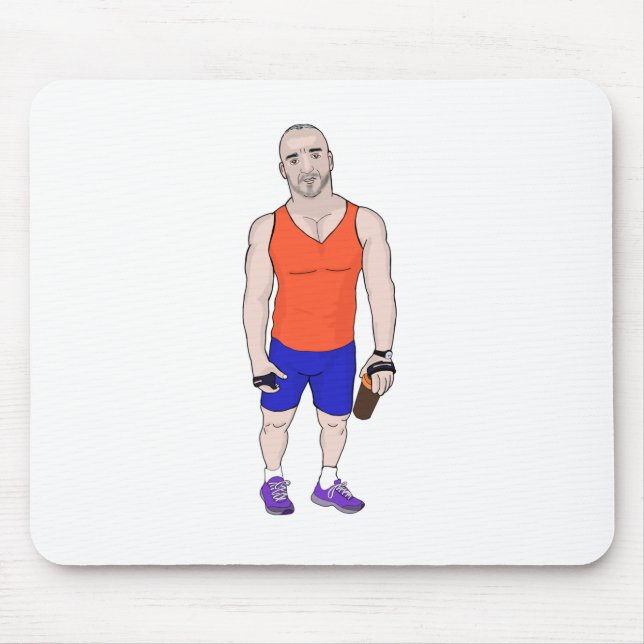 Gym Dad Mouse Pad (Front)