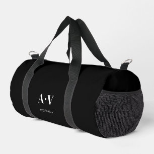 Gym Dance Bag Monogram Initials Name Duffle Bag