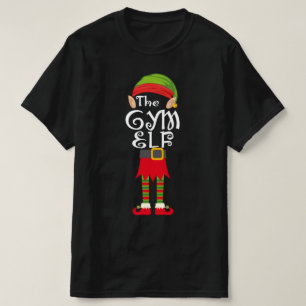 gym elf family matching christmas T-Shirt
