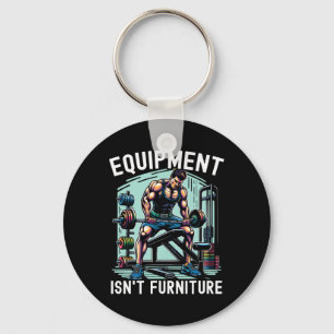 Gym Etiquette Workout Bodybuilding Fitness Bodybui Key Ring