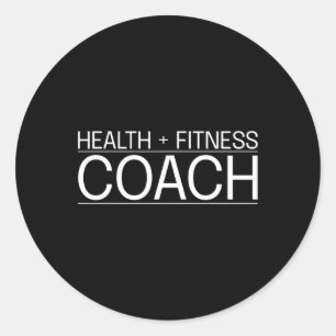 Gym Exercise Squat Bodybuilding Powerlifting Train Classic Round Sticker