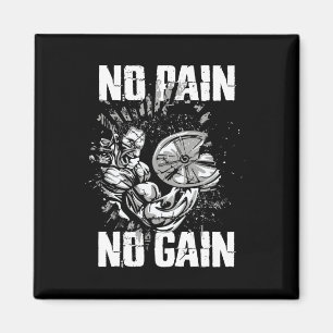 Gym Fitness And Bodybuilding Shirts For Men No Pai Magnet