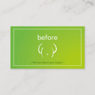 Gym Fitness Body Certified Personal Coach Trainer Business Card