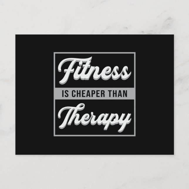 Gym Fitness Dance Dancing Sport Workout Gift Idea Postcard (Front)
