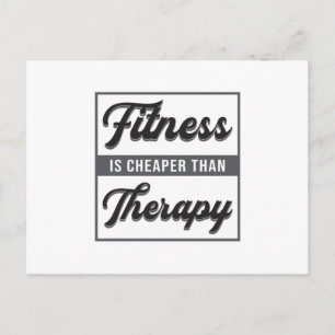 Gym Fitness Dance Dancing Work Sport Workout Gift Postcard