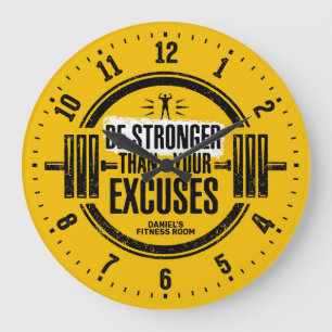 Gym Fitness Room Personalized Wall Clock