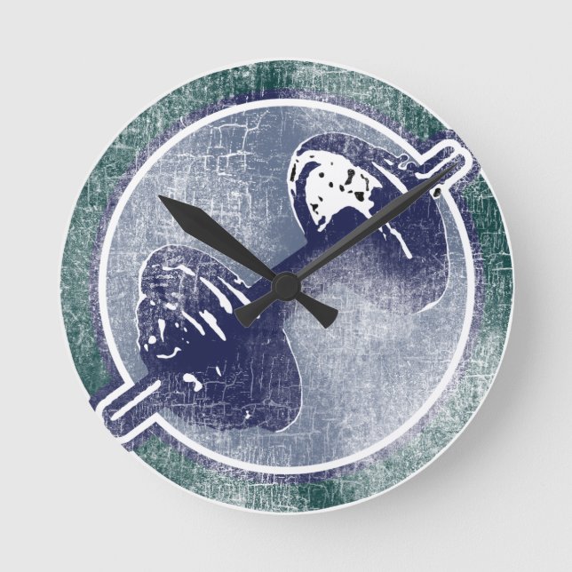 GYM fitness weight Round Clock (Front)