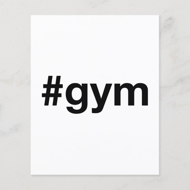Gym Flyer (Front)