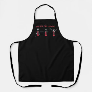 Gym for the weekend apron